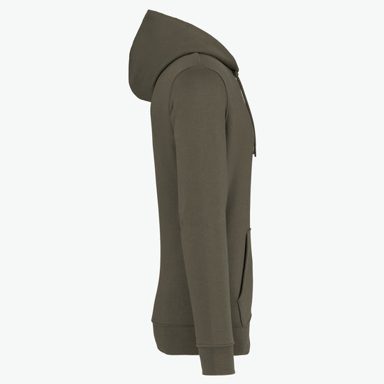 Native Spirit NS401 Hooded sweatshirt - Organic Khaki Duurzame Hoodie Native Spirit