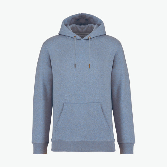 Native Spirit NS401 Hooded sweatshirt - Cool Blue Heather Duurzame Hoodie Native Spirit XXS