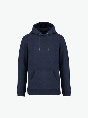 Native Spirit NS401 Hooded sweatshirt - Navy Blue Heather Duurzame Hoodie Native Spirit XXS