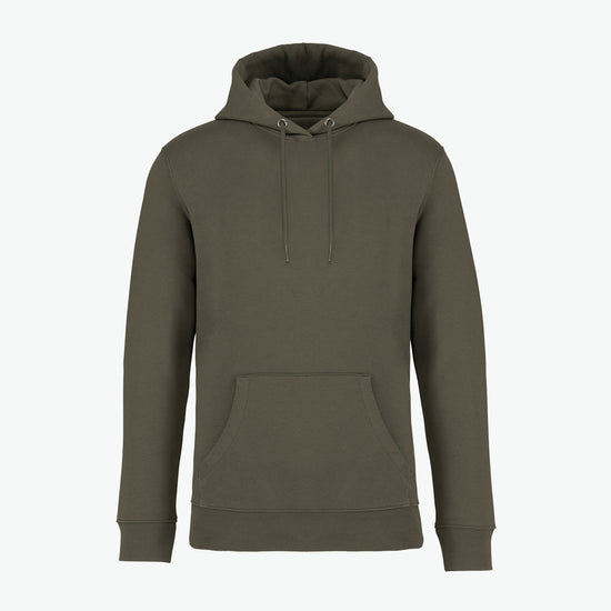 Native Spirit NS401 Hooded sweatshirt - Organic Khaki Duurzame Hoodie Native Spirit XXS