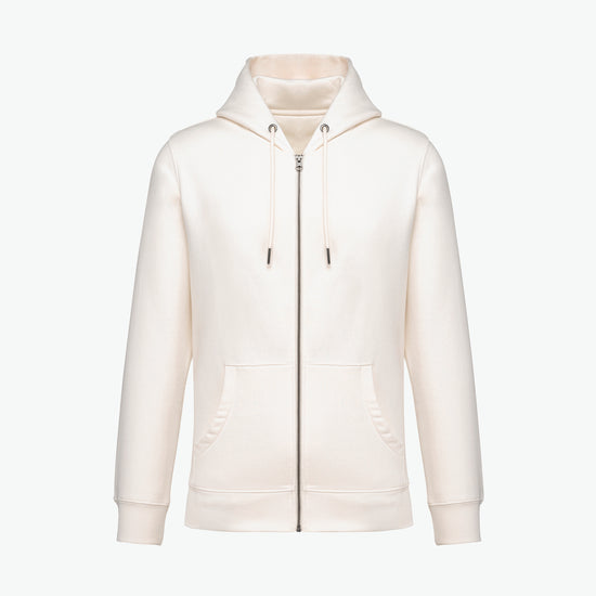 Native Spirit NS402 Sweater rits en capuchon - Ivory Duurzame Sweater Native Spirit