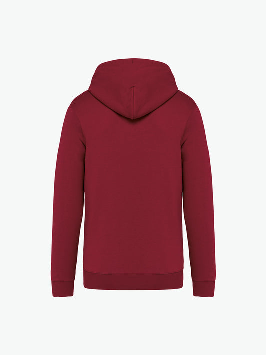 Native Spirit NS402 Sweater rits en capuchon - Hibiscus Red Duurzame Sweater Native Spirit