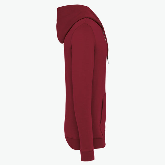 Native Spirit NS402 Sweater rits en capuchon - Hibiscus Red Duurzame Sweater Native Spirit XXS