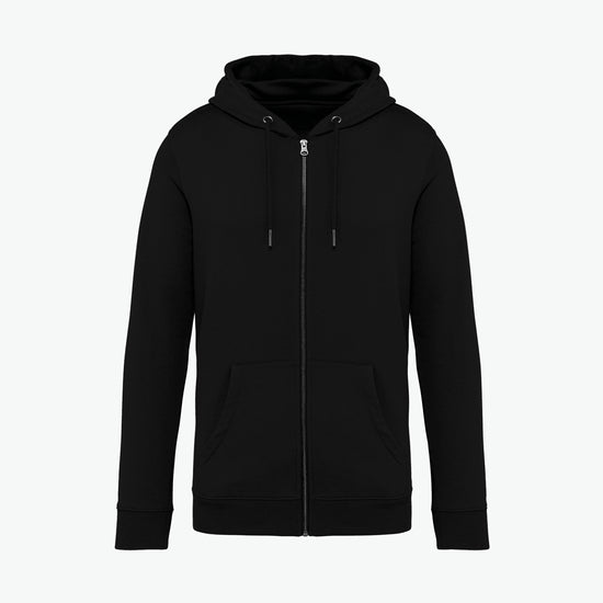 Native Spirit NS402 Sweater rits en capuchon - Black Duurzame Sweater Native Spirit