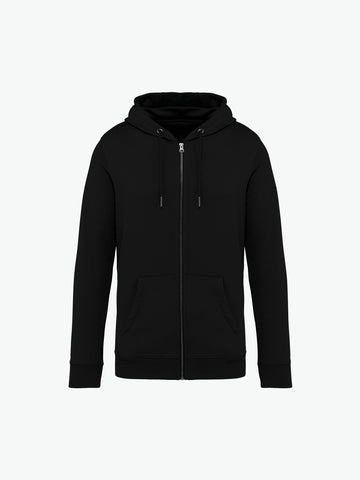 Native Spirit NS402 Sweater rits en capuchon - Black Duurzame Sweater Native Spirit