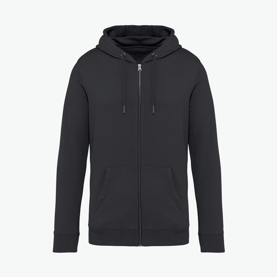 Native Spirit NS402 Sweater rits en capuchon - Iron Grey Duurzame Sweater Native Spirit