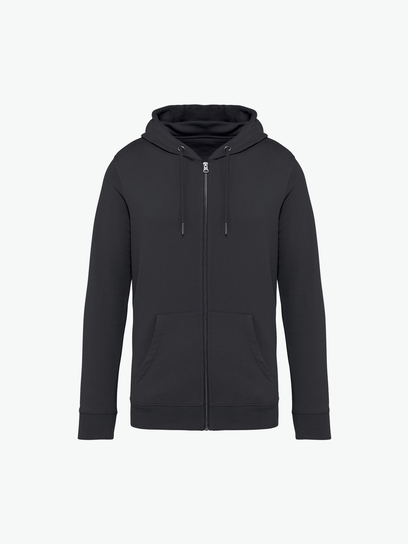 Native Spirit NS402 Sweater rits en capuchon - Iron Grey Duurzame Sweater Native Spirit