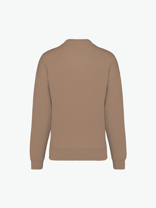 Native Spirit NS407 Sweater met ronde hals - Driftwood Duurzame Sweater Native Spirit