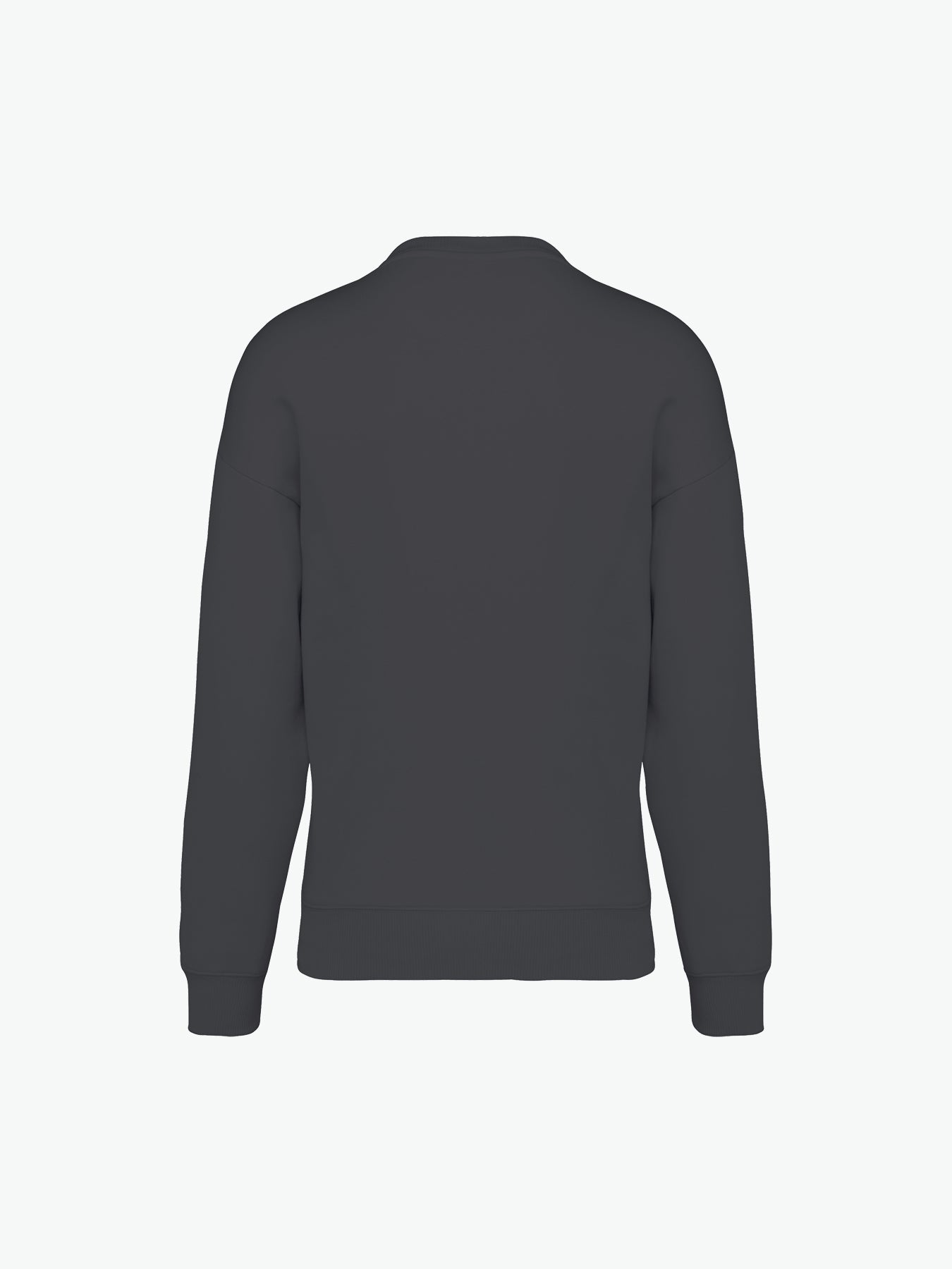 Native Spirit NS407 Sweater met ronde hals - Iron Grey Duurzame Sweater Native Spirit