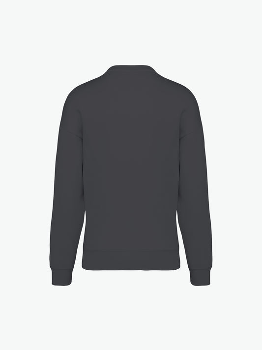 Native Spirit NS407 Sweater met ronde hals - Iron Grey Duurzame Sweater Native Spirit