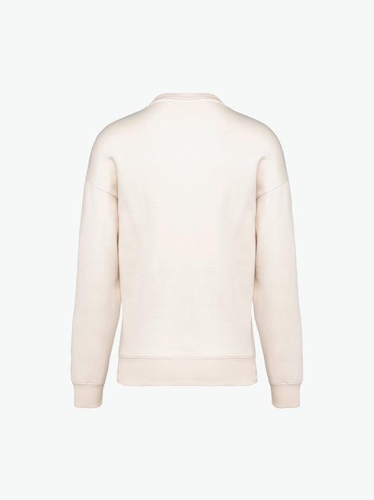 Native Spirit NS407 Sweater met ronde hals - Ivory Duurzame Sweater Native Spirit