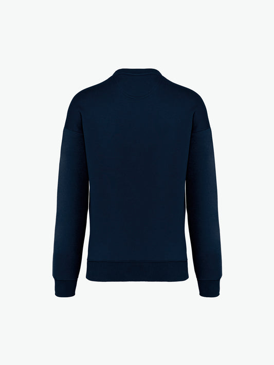 Native Spirit NS407 Sweater met ronde hals - Navy Blue Duurzame Sweater Native Spirit