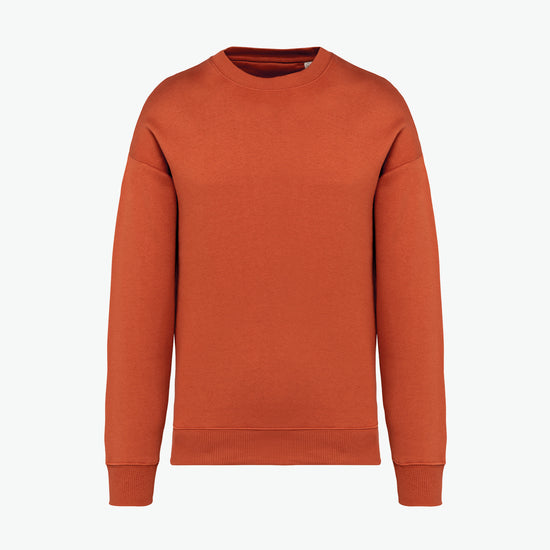 Native Spirit NS407 Sweater met ronde hals - Burnt Brick Duurzame Sweater Native Spirit