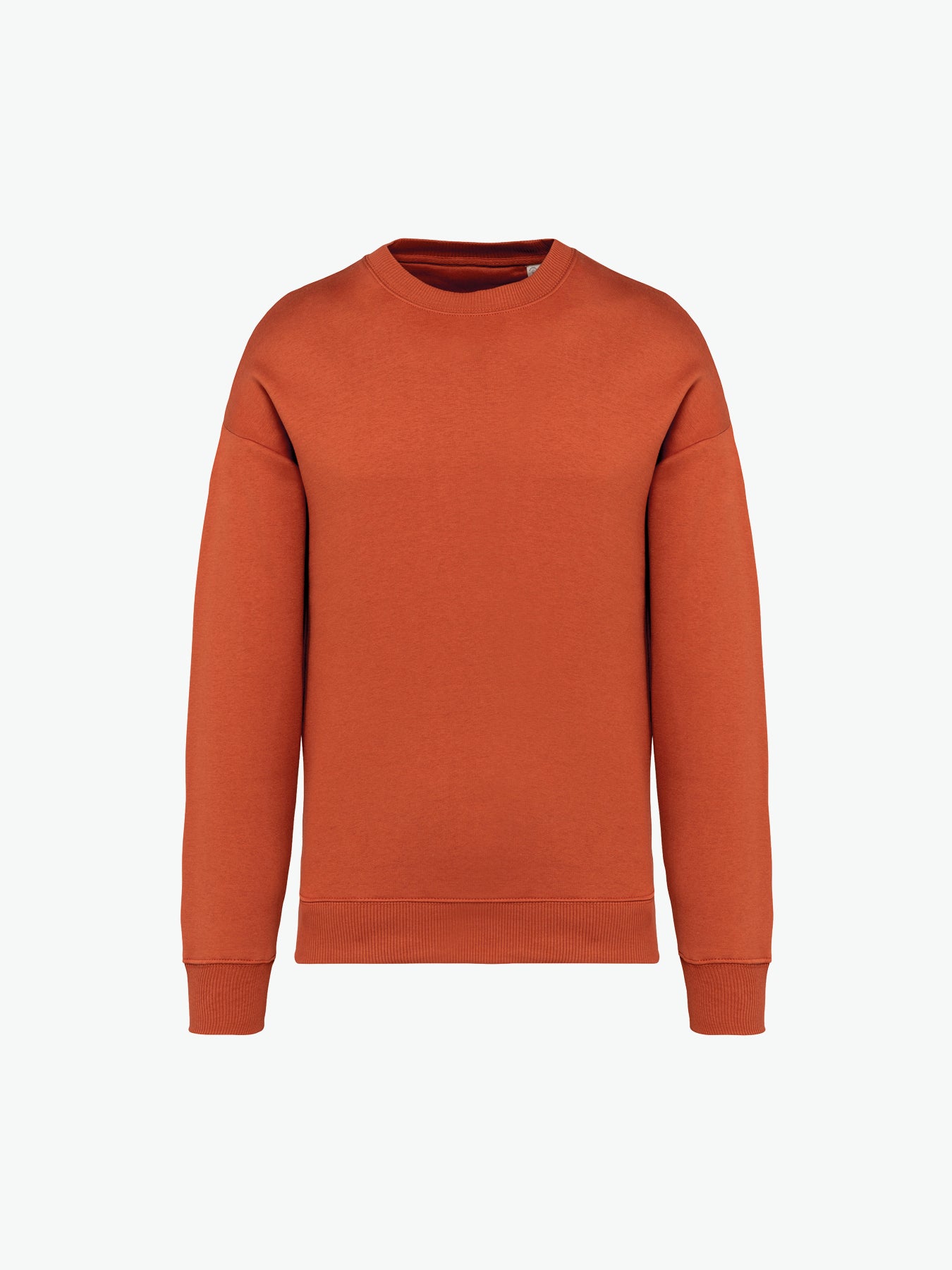 Native Spirit NS407 Sweater met ronde hals - Burnt Brick Duurzame Sweater Native Spirit