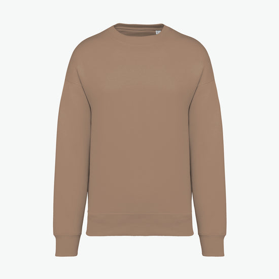 Native Spirit NS407 Sweater met ronde hals - Driftwood Duurzame Sweater Native Spirit