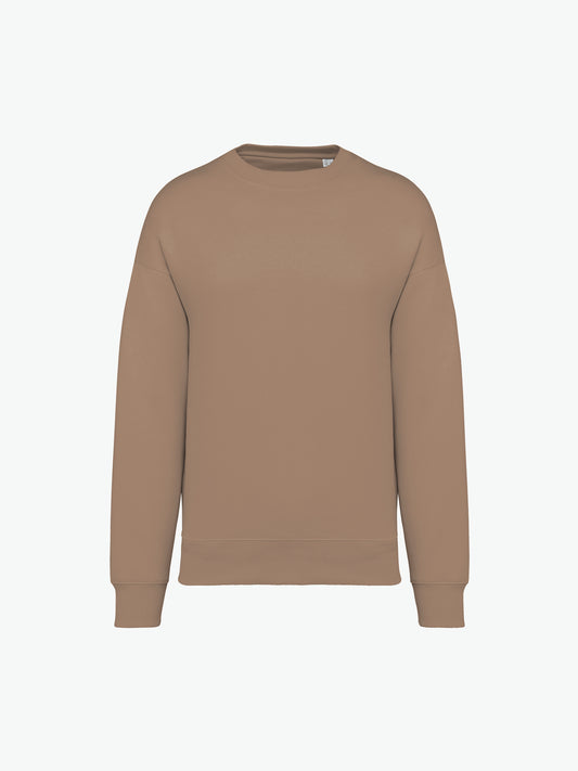 Native Spirit NS407 Sweater met ronde hals - Driftwood Duurzame Sweater Native Spirit