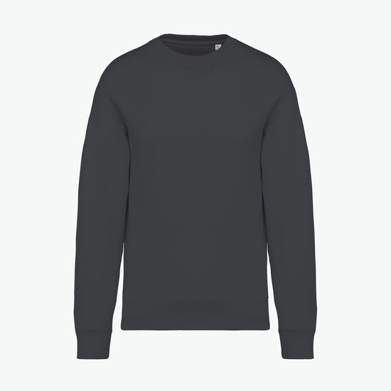 Native Spirit NS407 Sweater met ronde hals - Iron Grey Duurzame Sweater Native Spirit