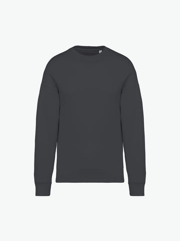 Native Spirit NS407 Sweater met ronde hals - Iron Grey Duurzame Sweater Native Spirit