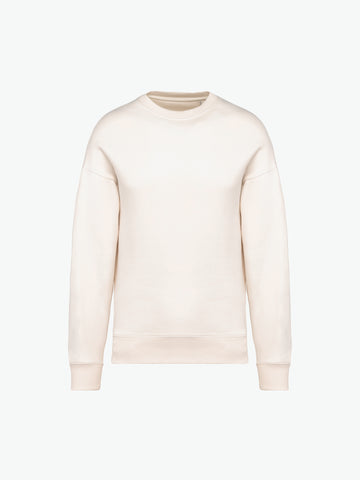 Native Spirit NS407 Sweater met ronde hals - Ivory Duurzame Sweater Native Spirit