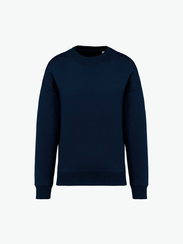 Native Spirit NS407 Sweater met ronde hals - Navy Blue Duurzame Sweater Native Spirit