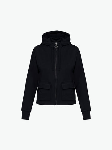 Native Spirit NS409 Sweater rits en capuchon - Black Duurzame Hoodie Sweater Native Spirit