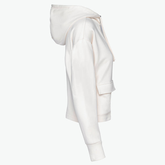 Native Spirit NS409 Sweater rits en capuchon - Ivory Duurzame Hoodie Native Spirit