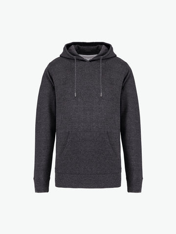 Native Spirit NS411 Hooded sweatshirt - Recycled Anthracite Heather Duurzame Hoodie Native Spirit