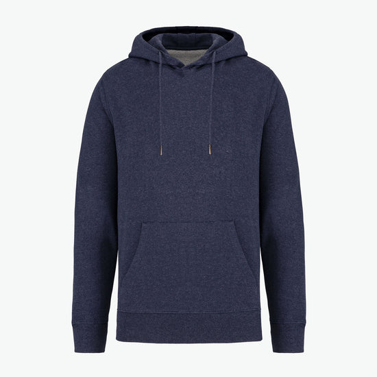 Native Spirit NS411 Hooded sweatshirt - Recycled Navy Heather Duurzame Hoodie Native Spirit