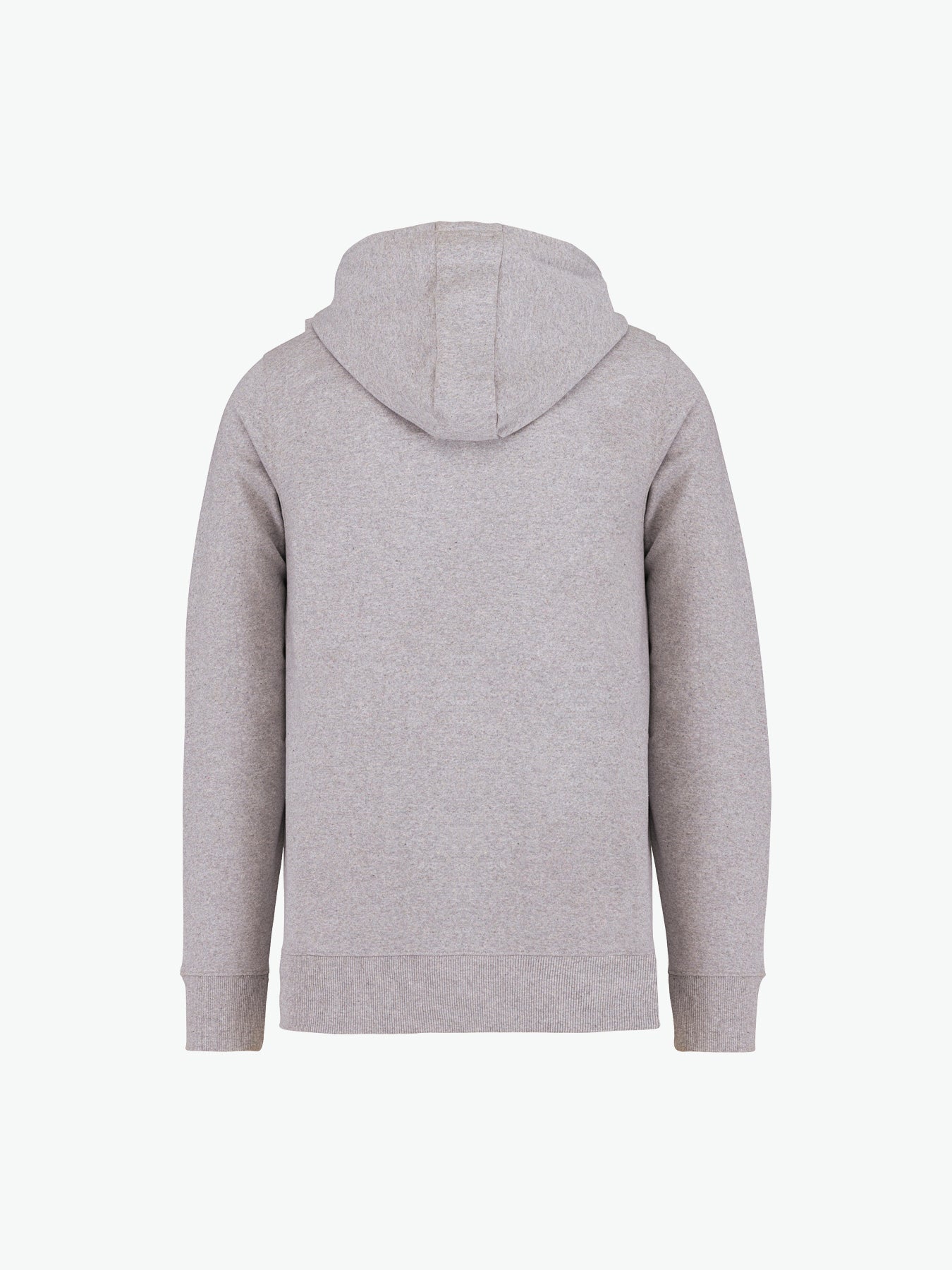 Native Spirit NS412 Sweater rits en capuchon - Recycled Oxford Grey Duurzame Sweater Native Spirit