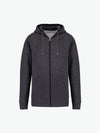 Native Spirit NS412 Sweater rits en capuchon - Recycled Anthracite Heather Duurzame Sweater Native Spirit XXS