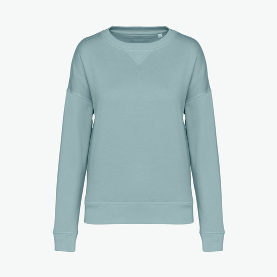 Native Spirit NS420 Sweater met ronde hals - Jade Green Duurzame Sweater Native Spirit
