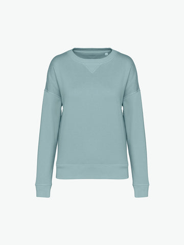 Native Spirit NS420 Sweater met ronde hals - Jade Green Duurzame Sweater Native Spirit
