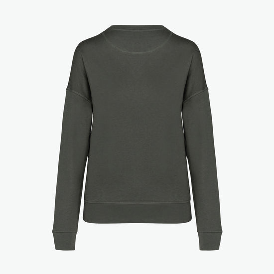 Native Spirit NS420 Sweater met ronde hals - Organic Khaki Duurzame Sweater Native Spirit