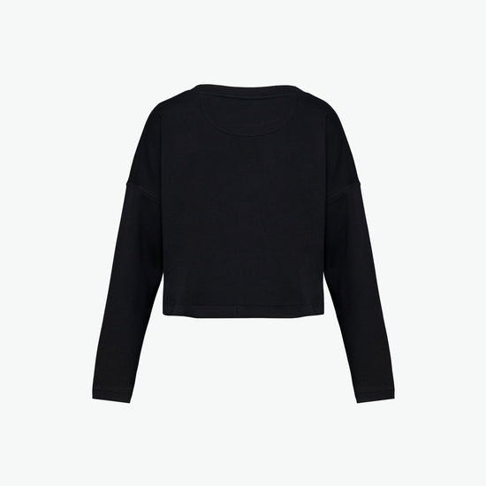 Native Spirit NS429 Sweater met ronde hals - Black Duurzame Sweater women Native Spirit