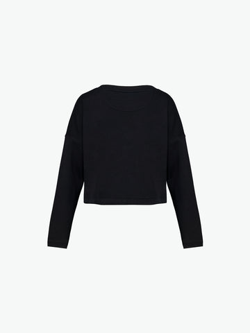 Native Spirit NS429 Sweater met ronde hals - Black Duurzame Sweater women Native Spirit