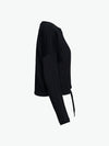 Native Spirit NS429 Sweater met ronde hals - Black Duurzame Sweater women Native Spirit