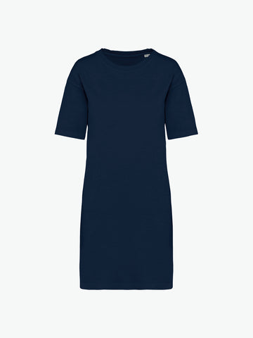 Native Spirit NS5000 Jurk Lounge - Washed Navy Blue Duurzame Jurk Native Spirit