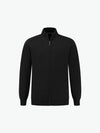 Santino Plano Zip Cardigan - Zwart Vest Santino S