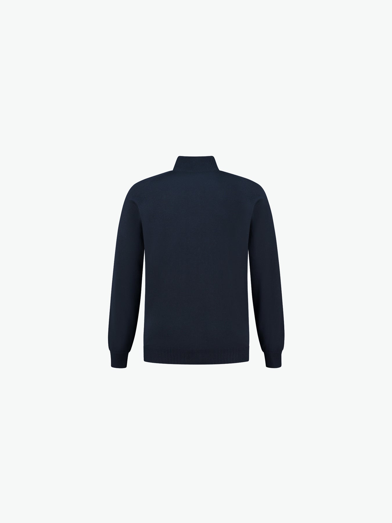 Santino Plano Zip Cardigan - Navy Vest Santino