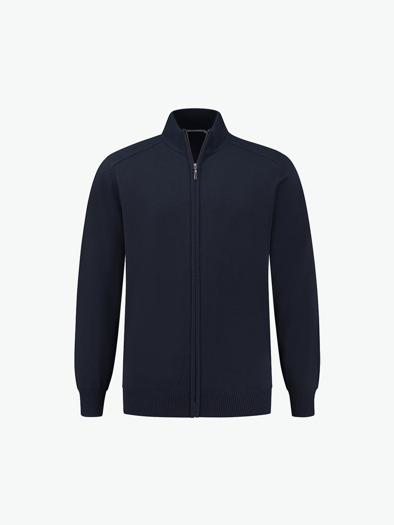 Santino Plano Zip Cardigan - Navy Vest Santino S