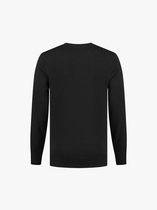 Santino Porto Pullover - Zwart Pullovers Santino