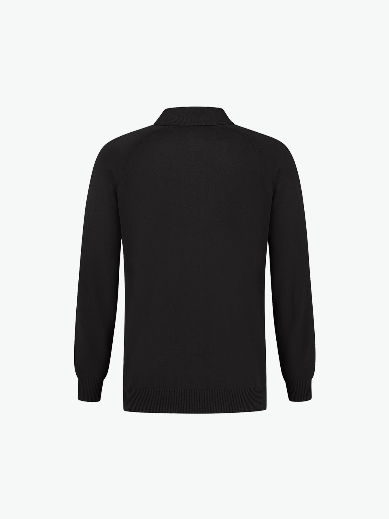 Santino Praha Polo Pullover - Zwart Pullovers Santino