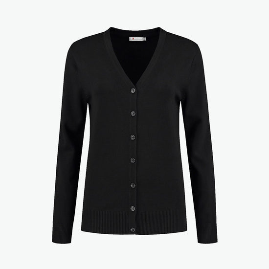 Santino Prato Ladies Cardigan - Zwart Knitwear Santino XS