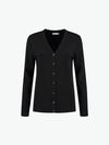 Santino Prato Ladies Cardigan - Zwart Knitwear Santino XS