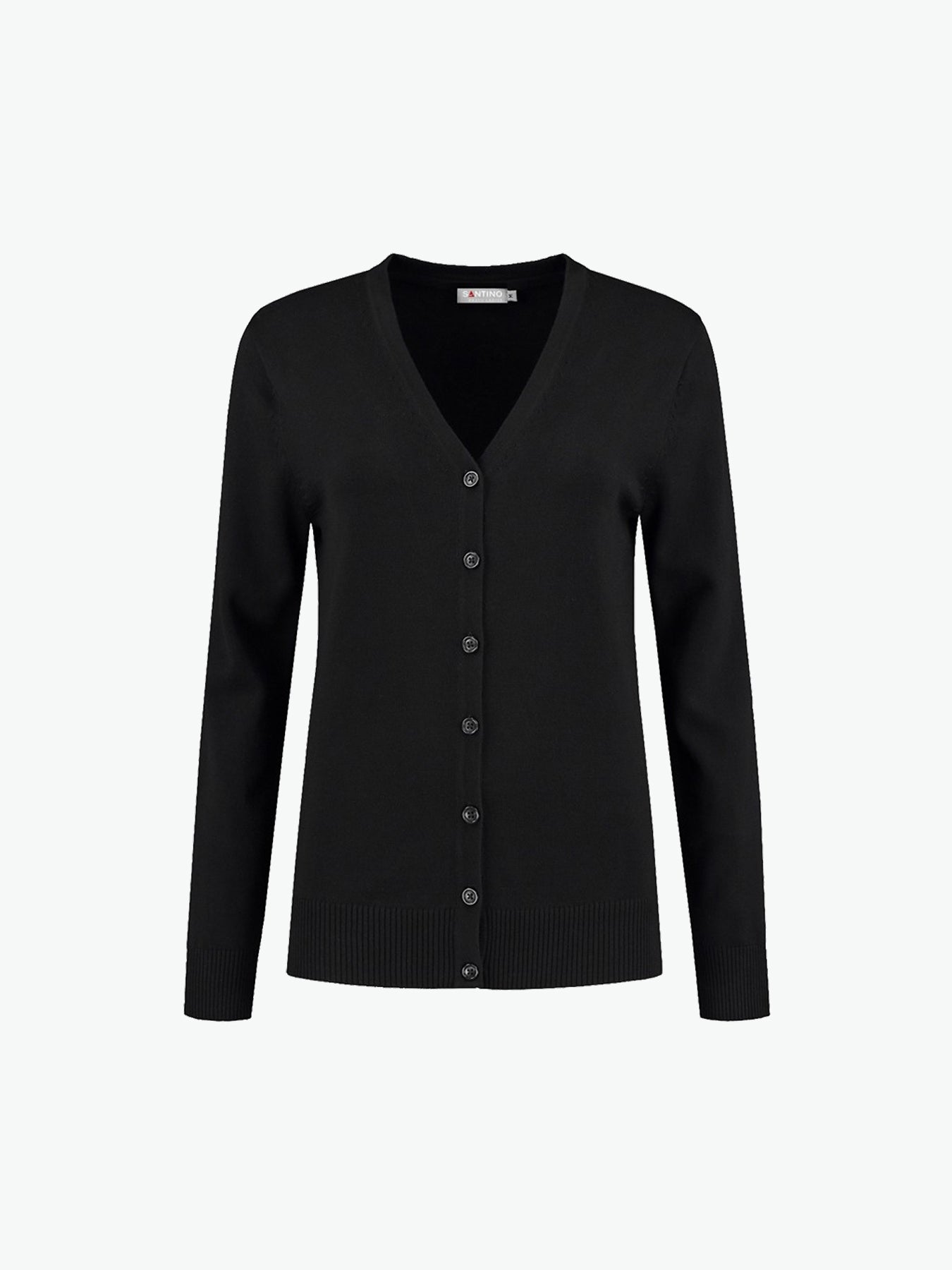 Santino Prato Ladies Cardigan - Zwart Knitwear Santino XS