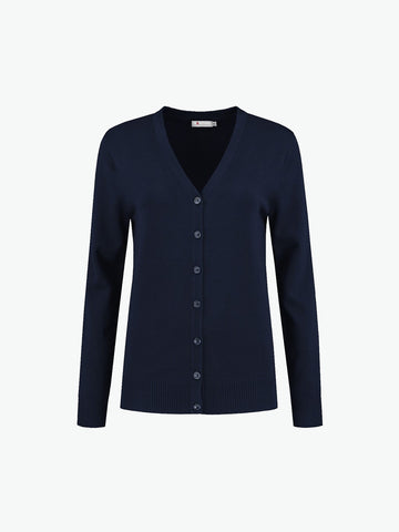 Santino Prato Ladies Cardigan - Navy Knitwear Santino XS