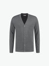 Santino Prato Cardigan - Donker Grijs Knitwear Santino S
