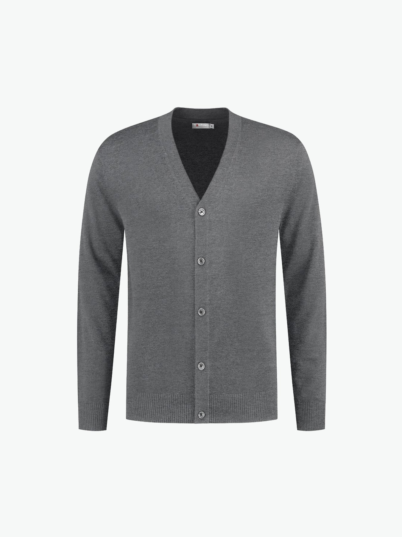 Santino Prato Cardigan - Donker Grijs Knitwear Santino S