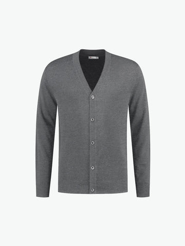 Santino Prato Cardigan - Donker Grijs Knitwear Santino S