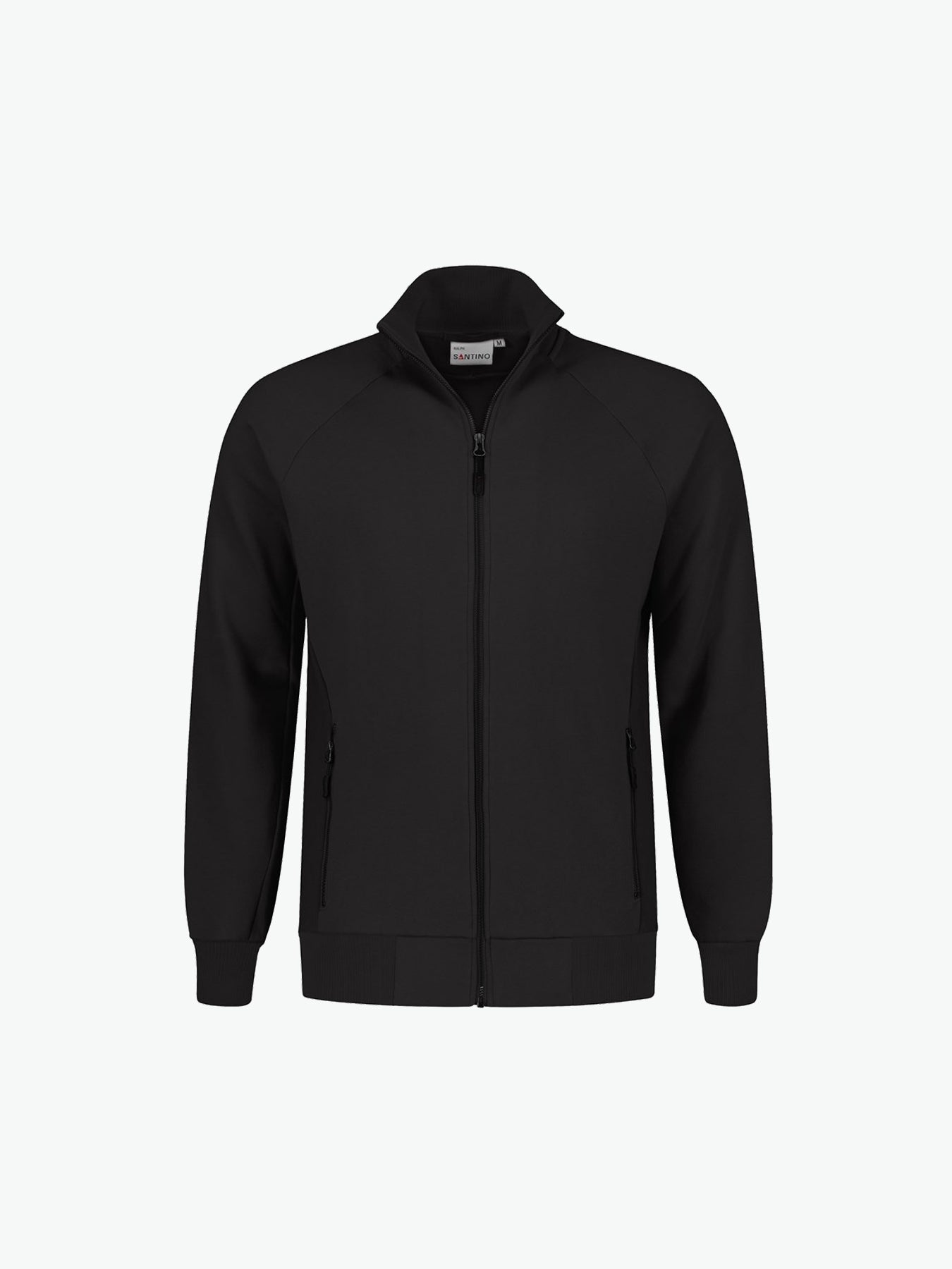 Santino Ralph Sweatvest - Zwart Vest Santino XS